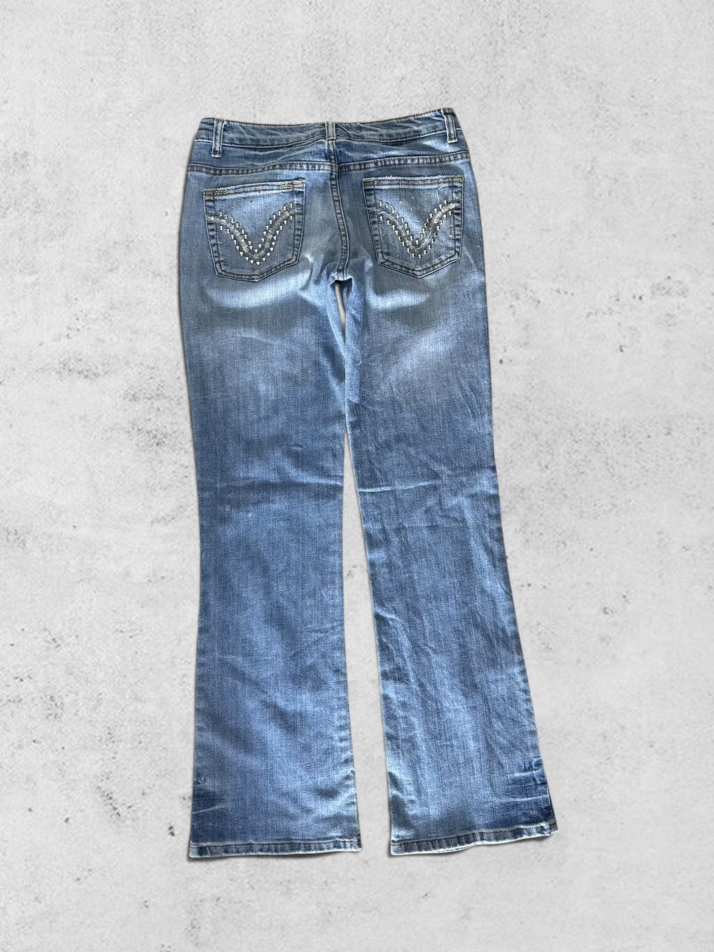Lågmidjade jeans stl: S