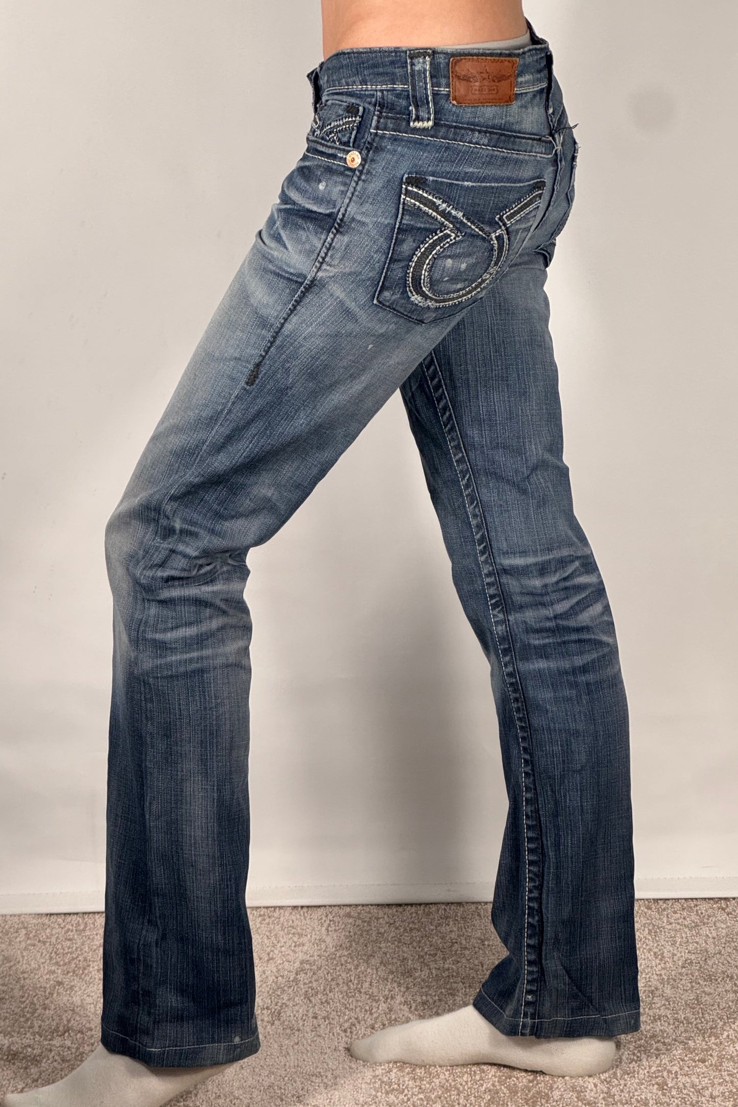 Lågmidjade jeans stl: XS