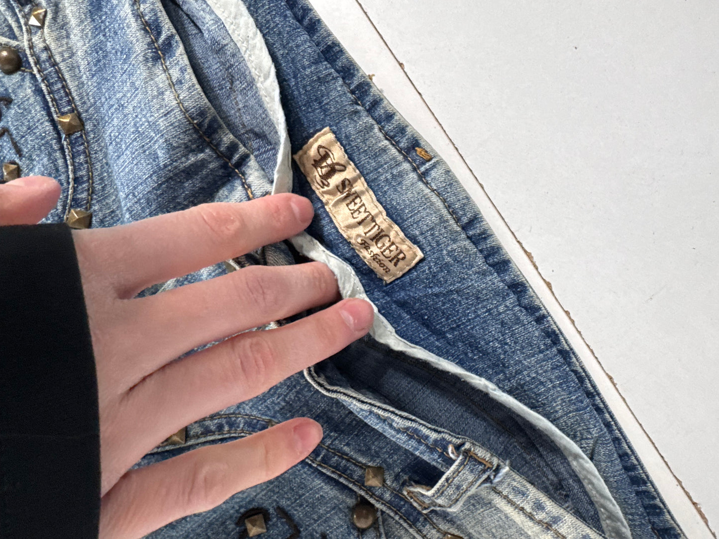 Lågmidjade jeans stl: L