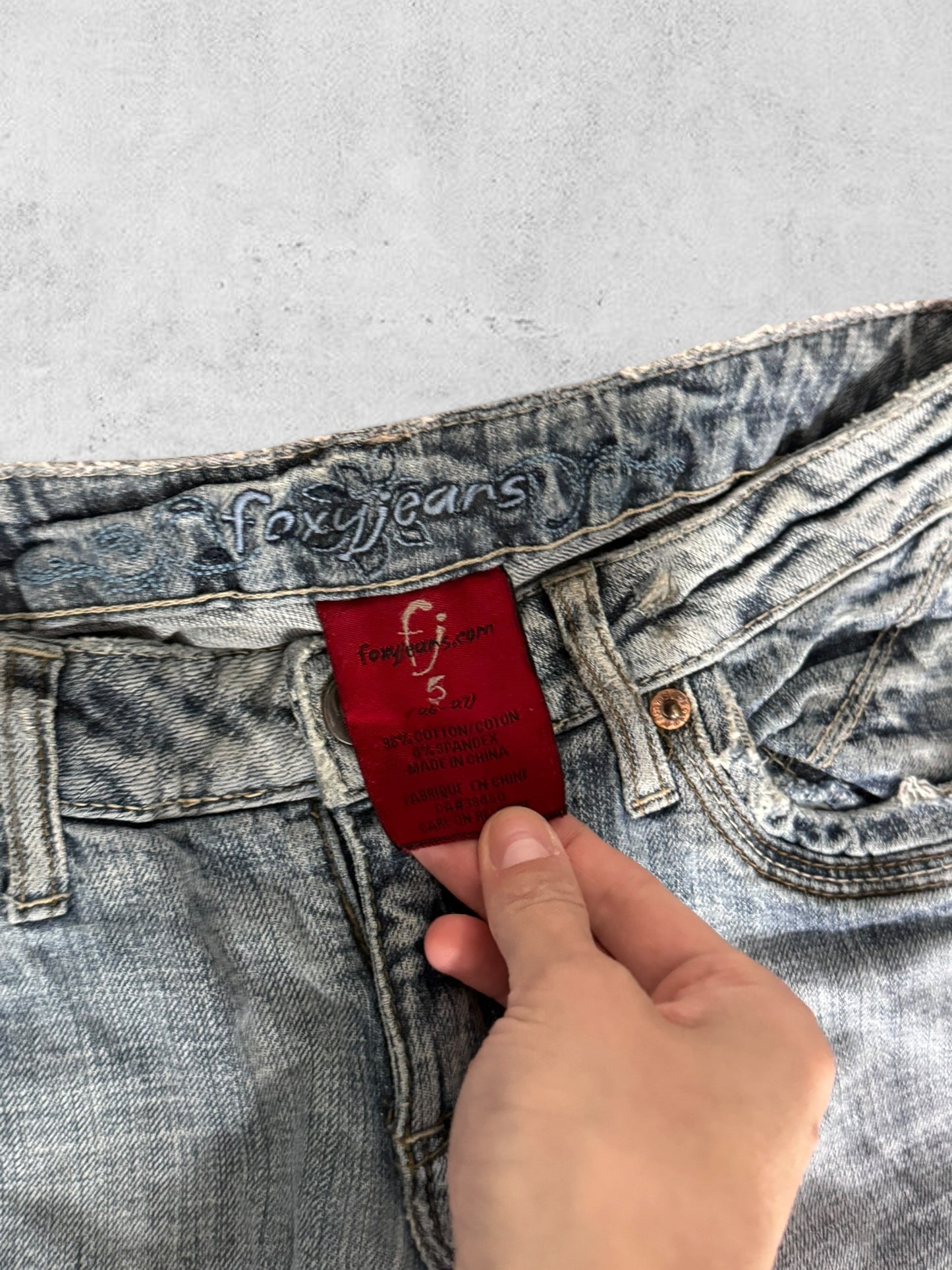 Lågmidjade jeans stl: XS