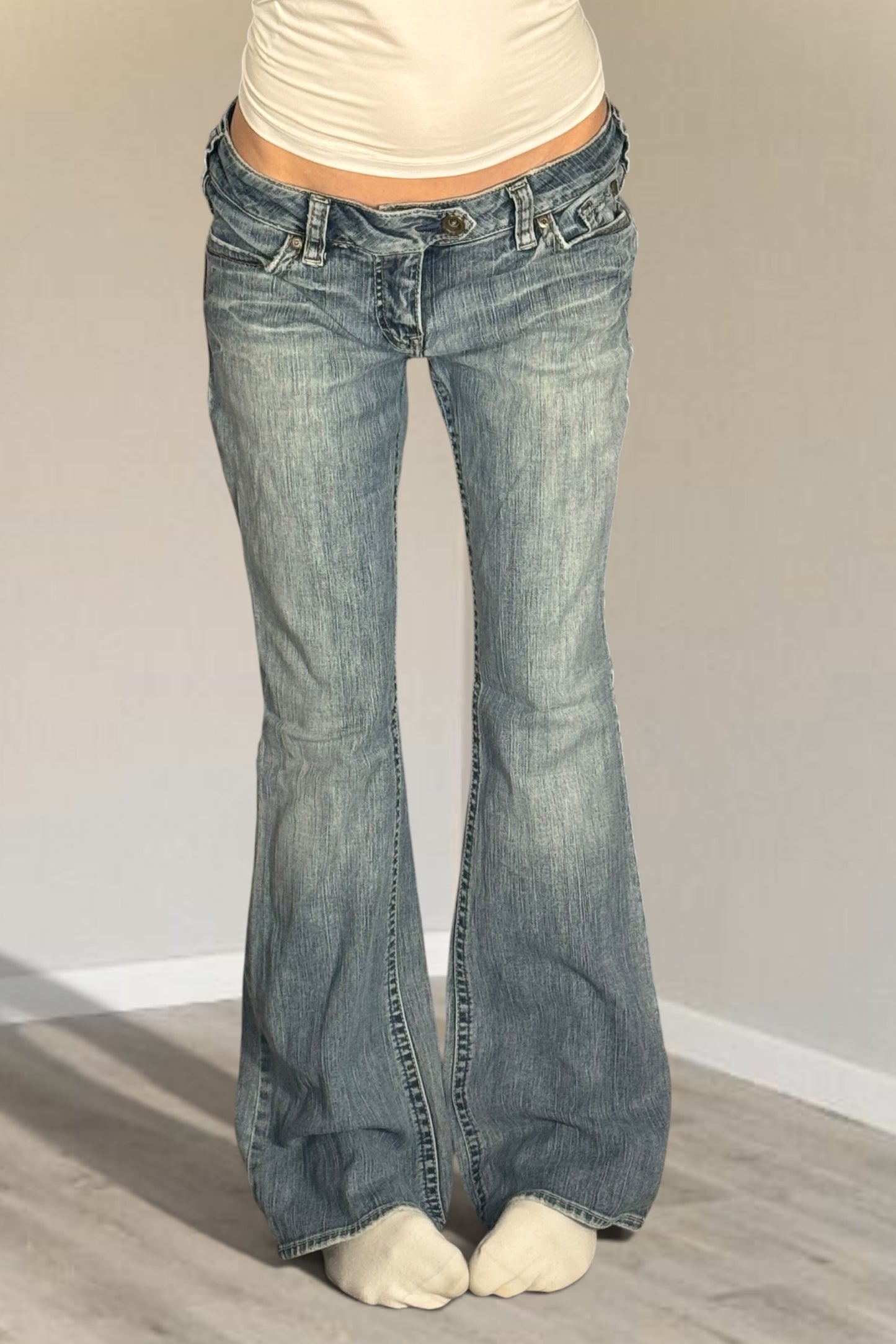 Lågmidjade jeans stl: M