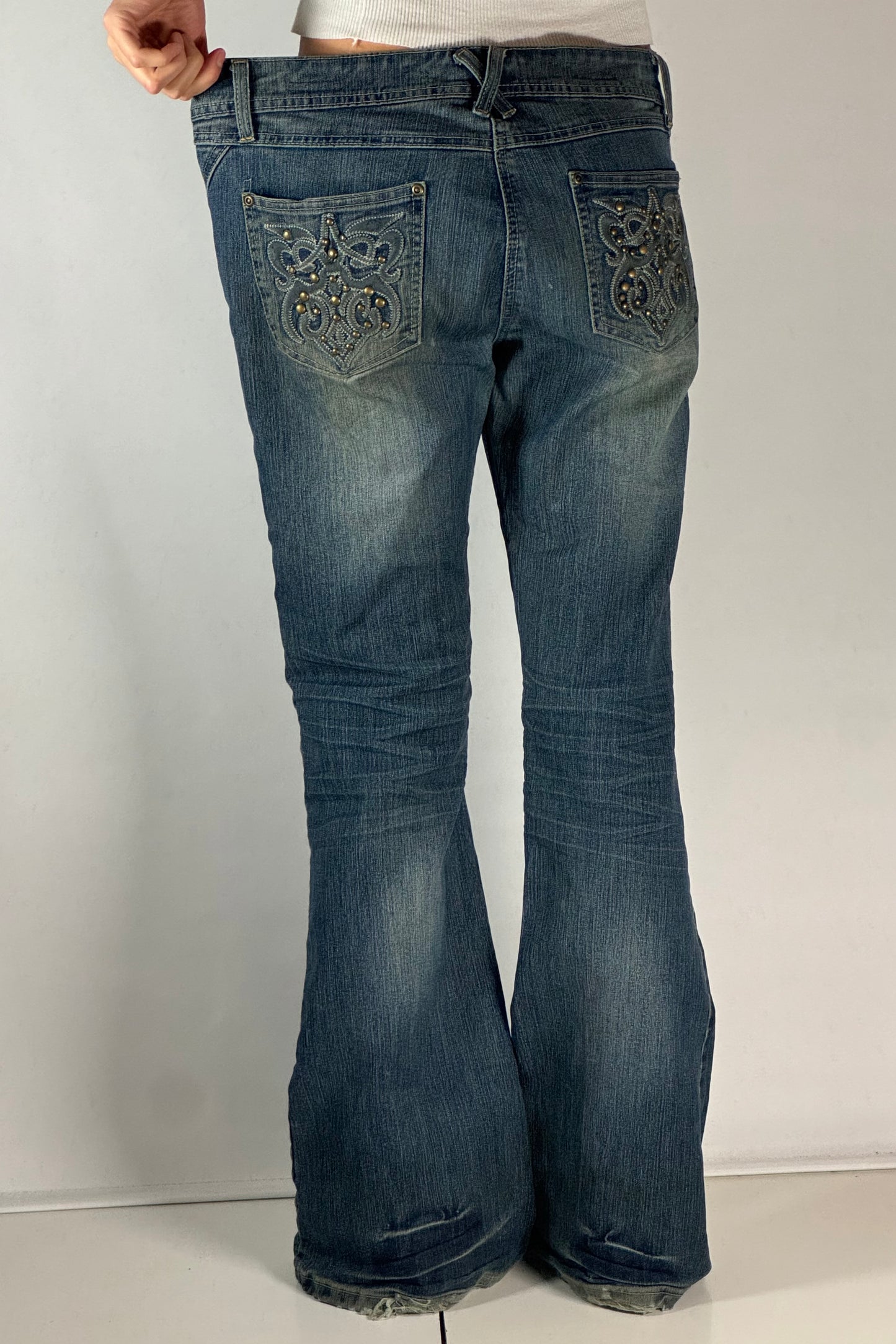 Lågmidjade jeans stl: L