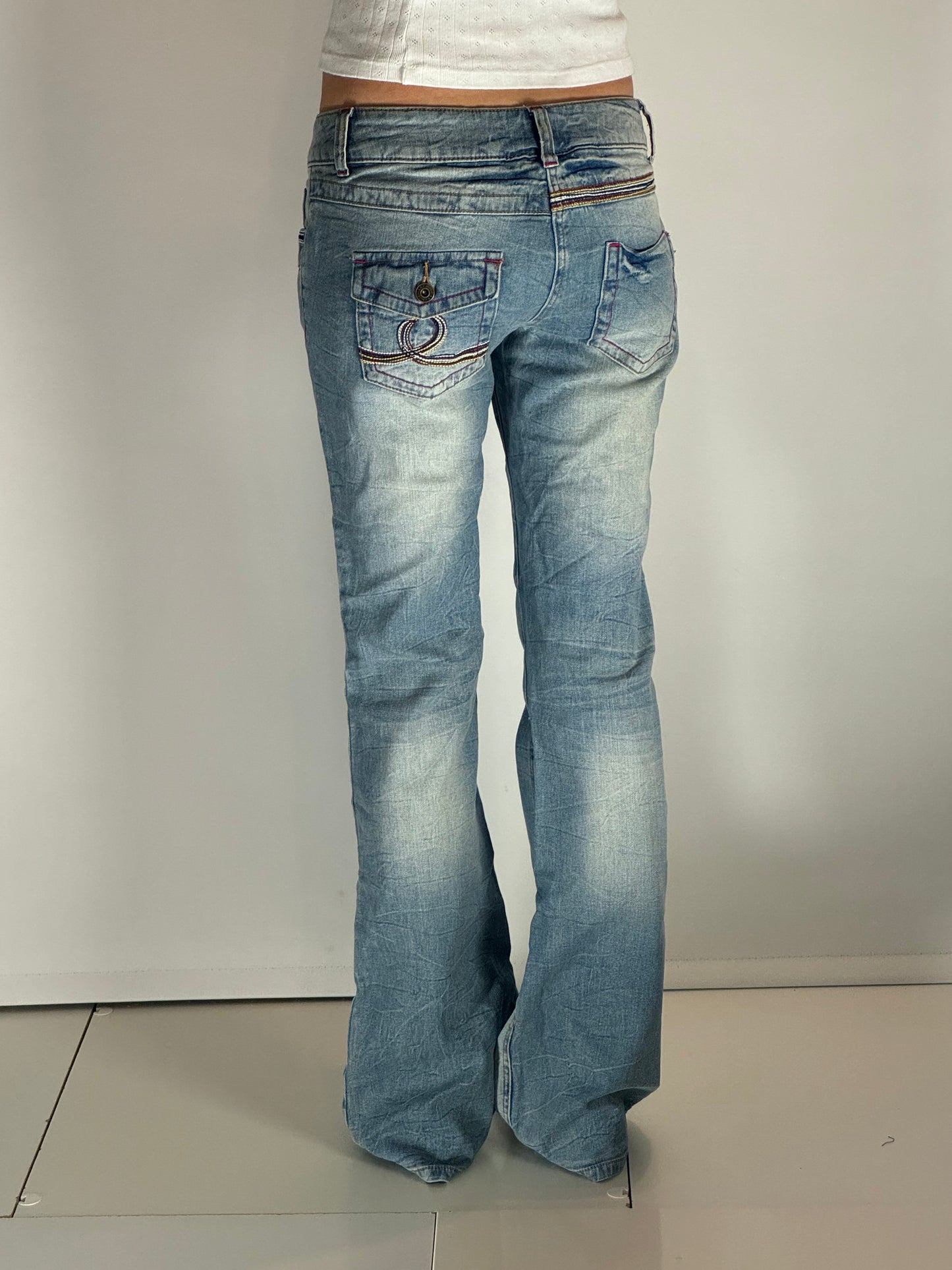 Lågmidjade jeans stl: S