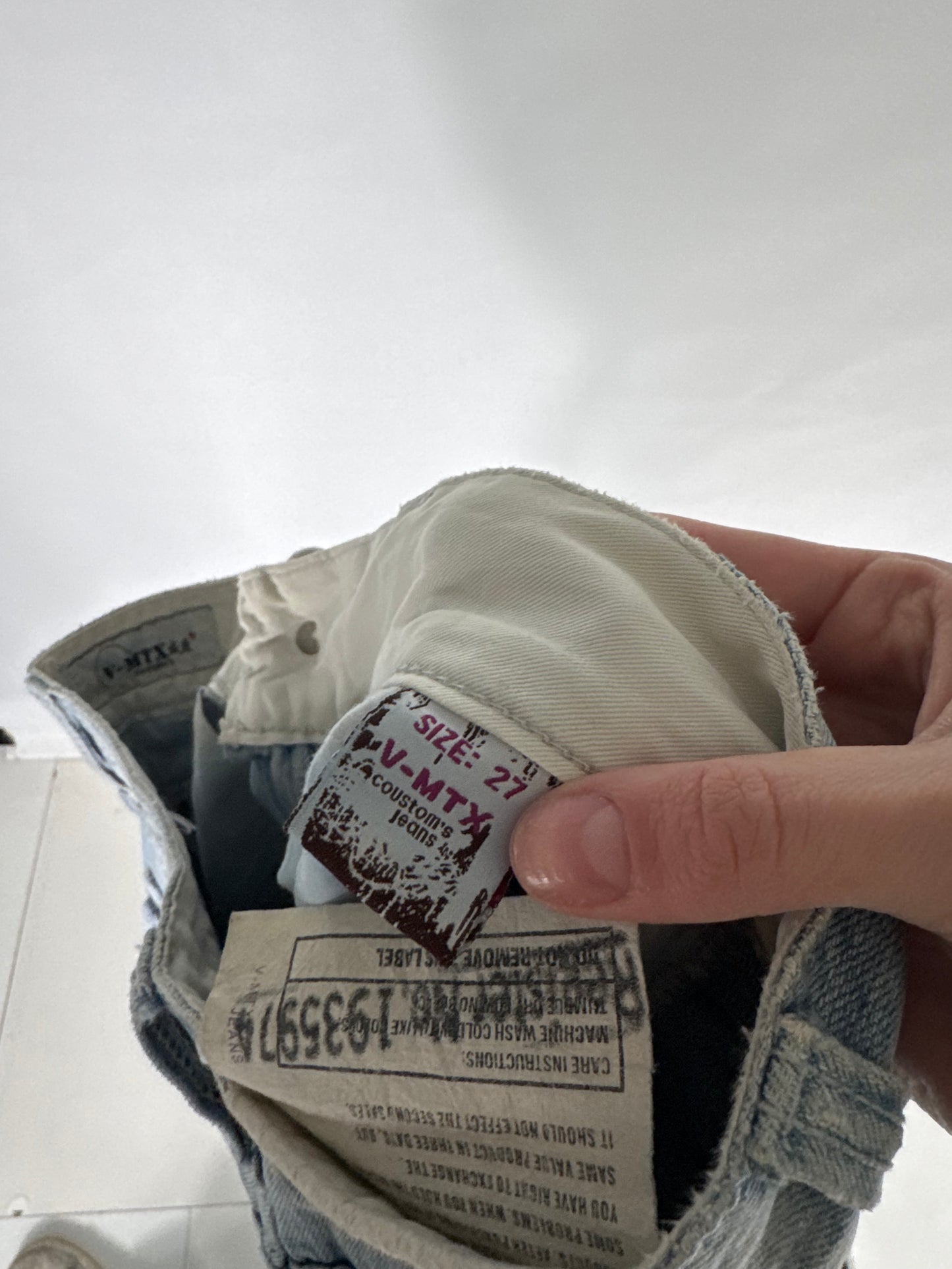 Lågmidjade jeans stl: XS