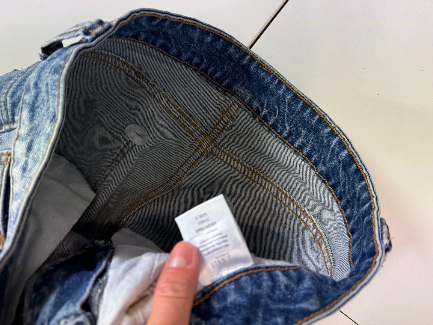 Lågmidjade jeans stl: S