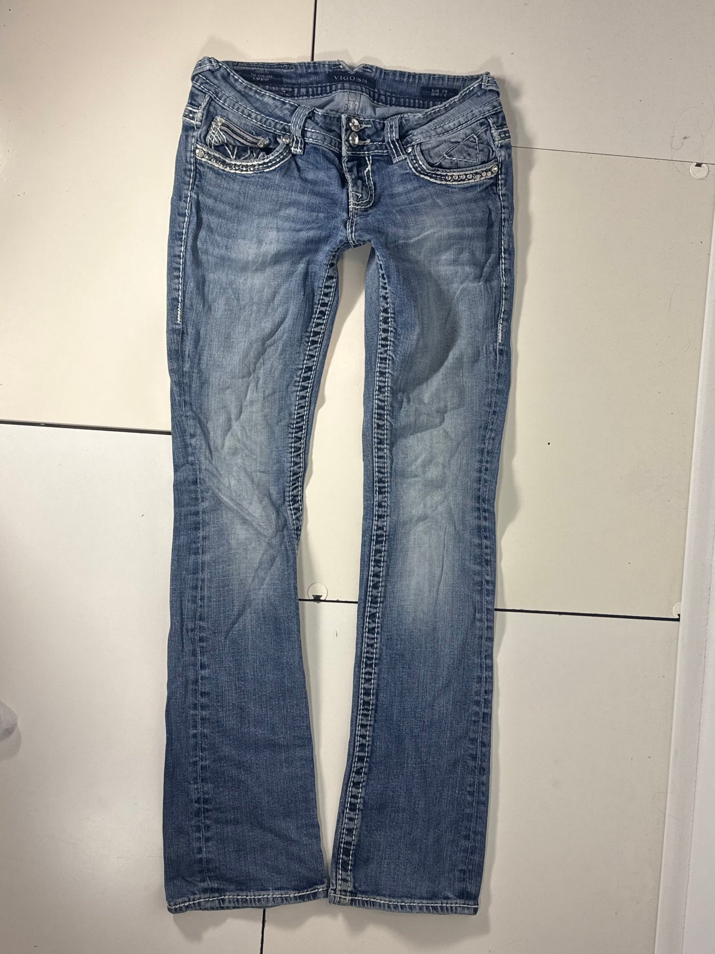 Lågmidjade jeans stl: S