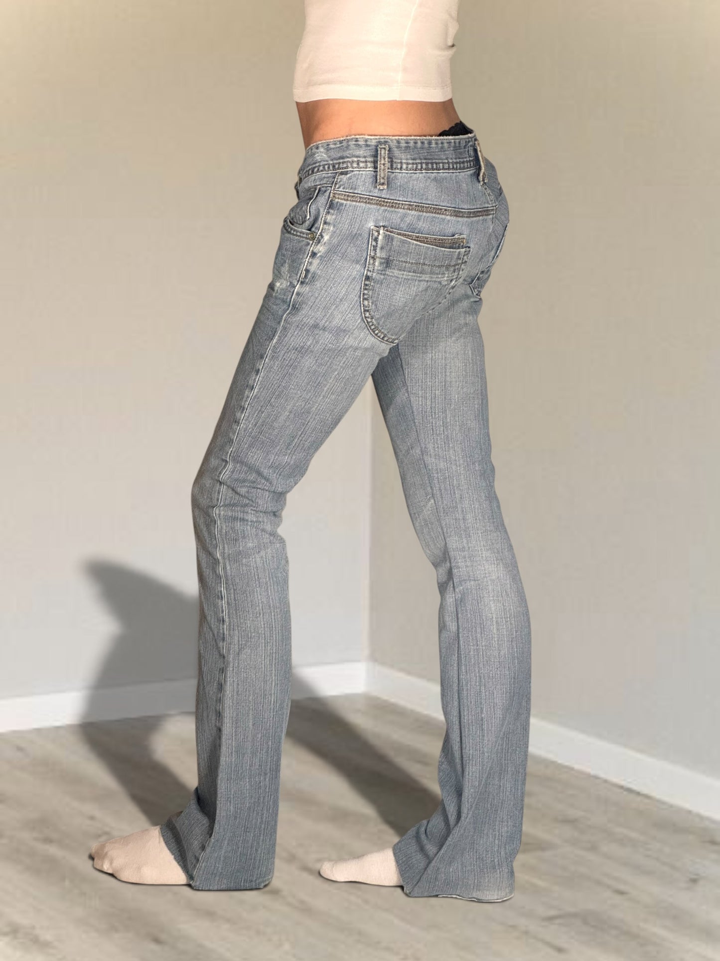Lågmidjade jeans stl: S