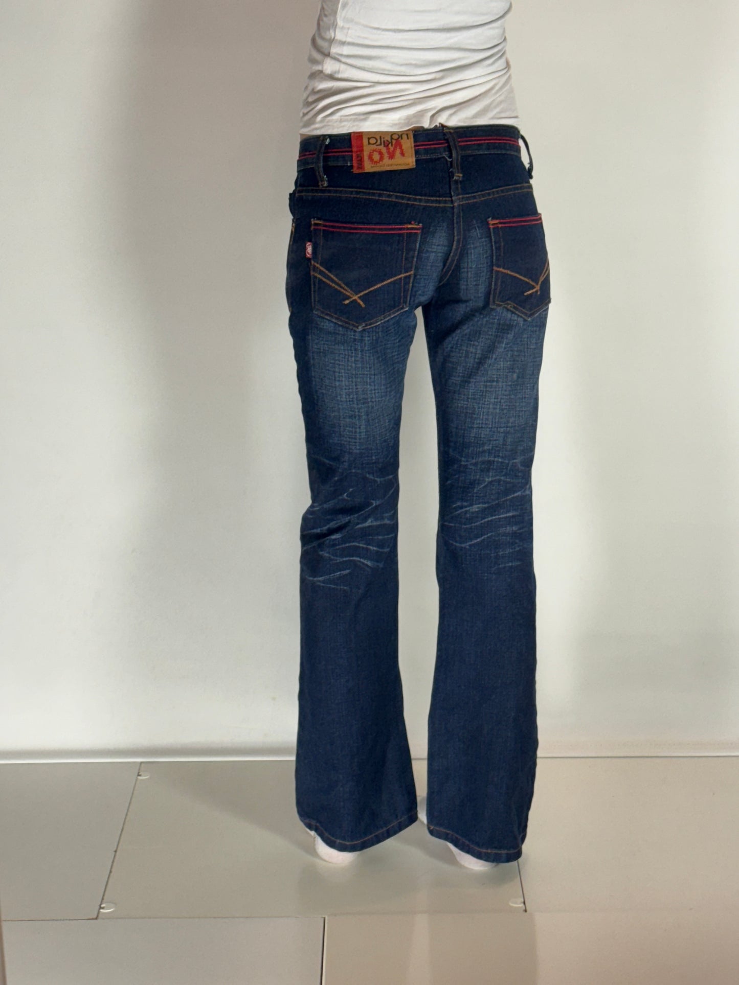 Lågmidjade jeans–stl: XS