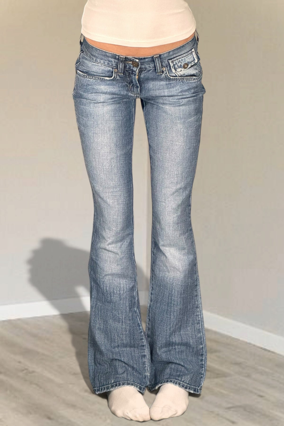 Lågmidjade jeans stl: XS