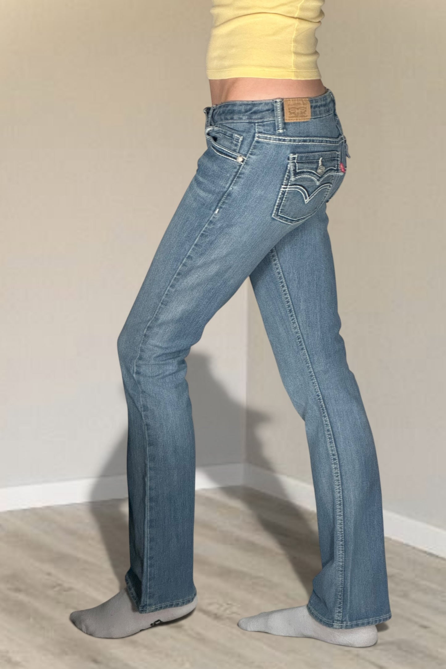 Lågmidjade jeans stl: XS