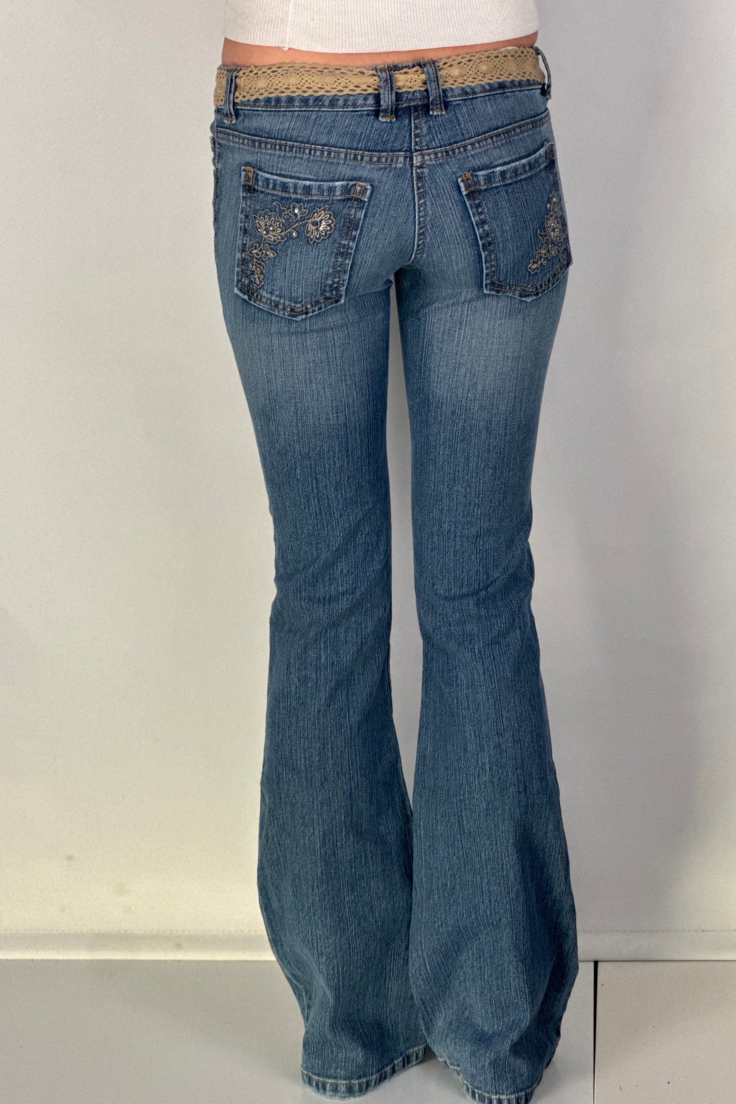 Lågmidjade jeans stl: XXS