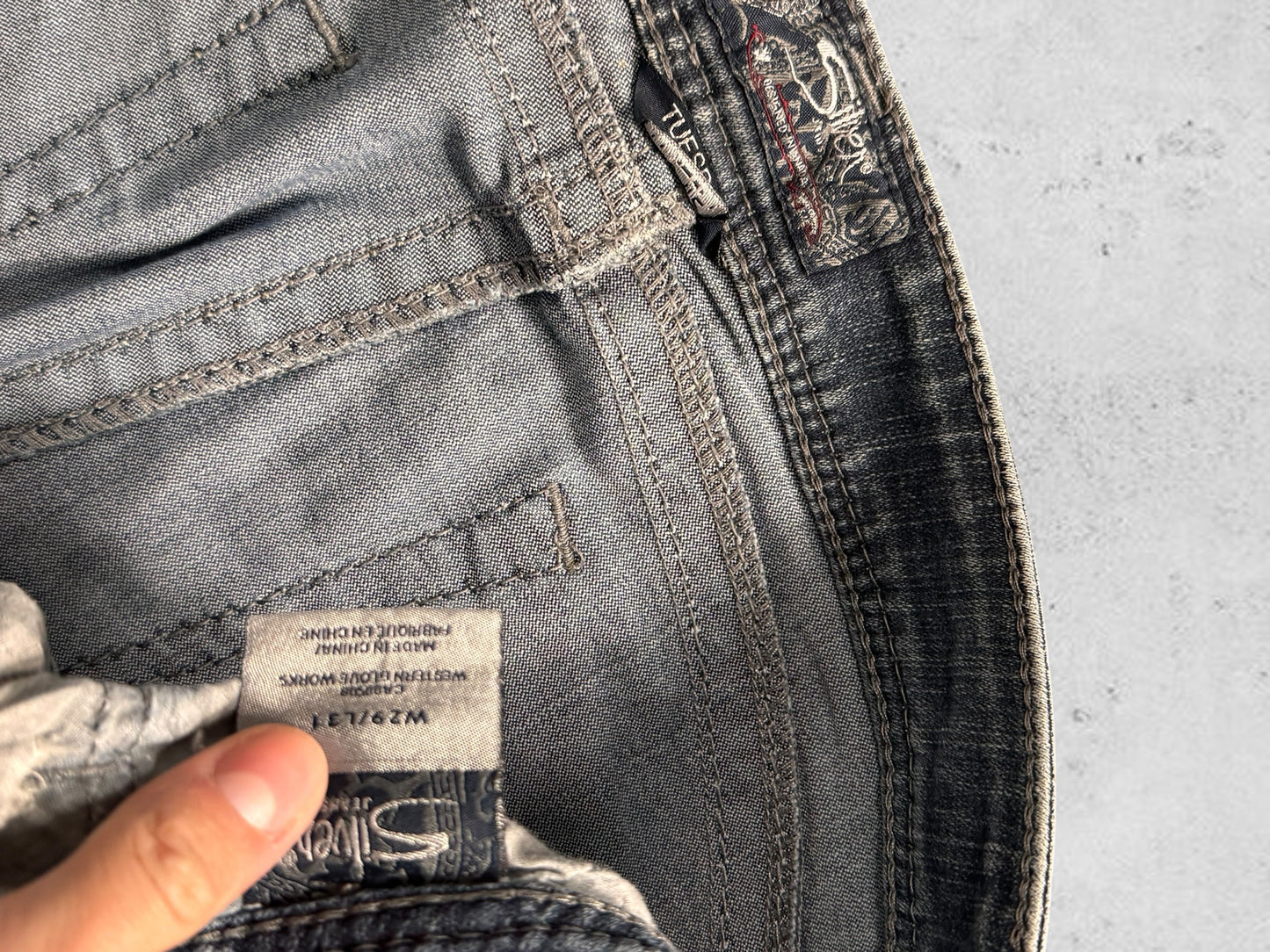Lågmidjade jeans stl: S/M