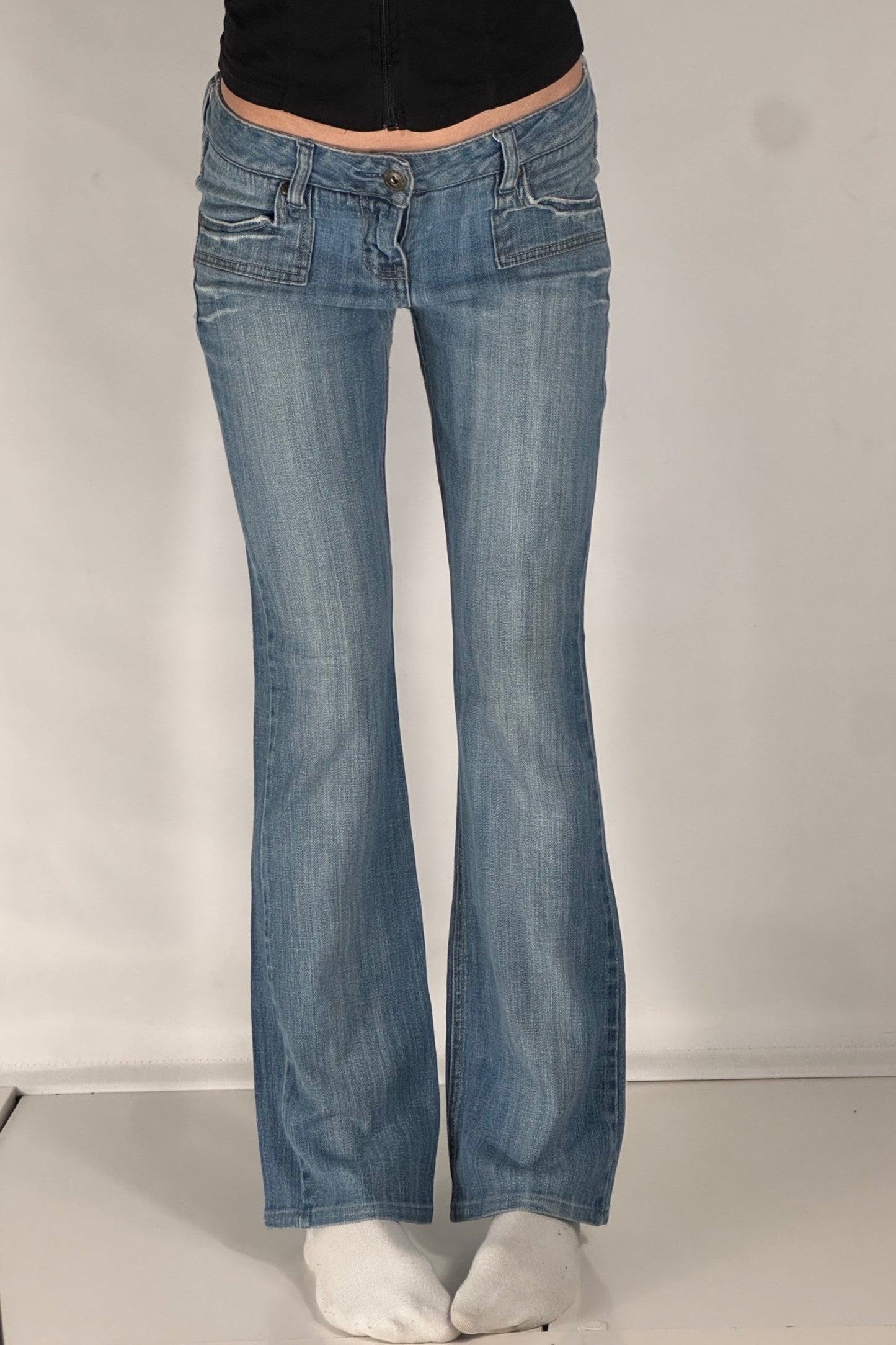 Lågmidjade jeans stl: S