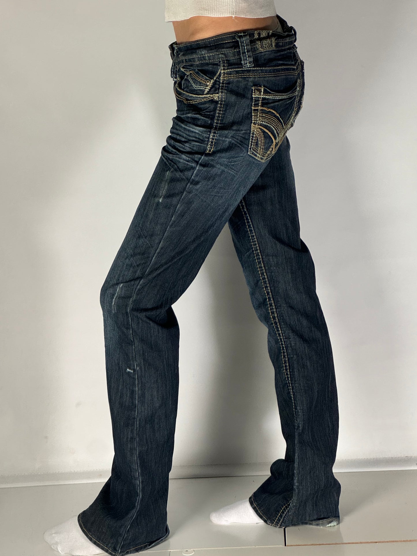Lågmidjade jeans stl: S