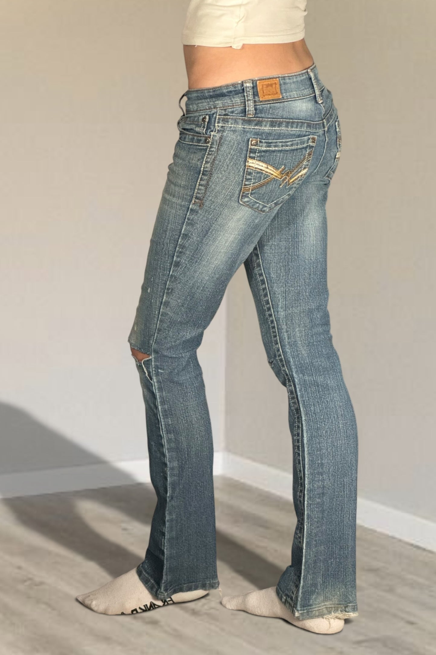 Lågmidjade jeans stl: XS