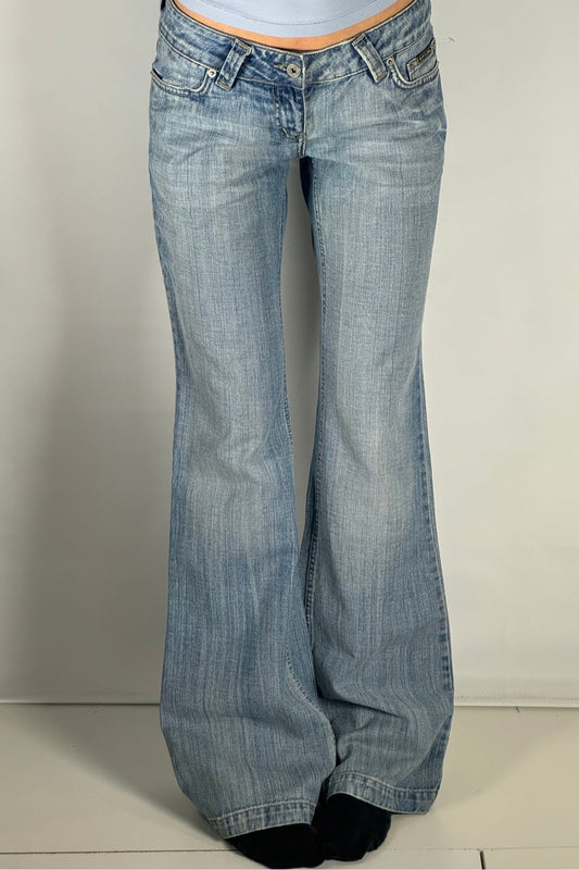 Lågmidjade jeans stl: S