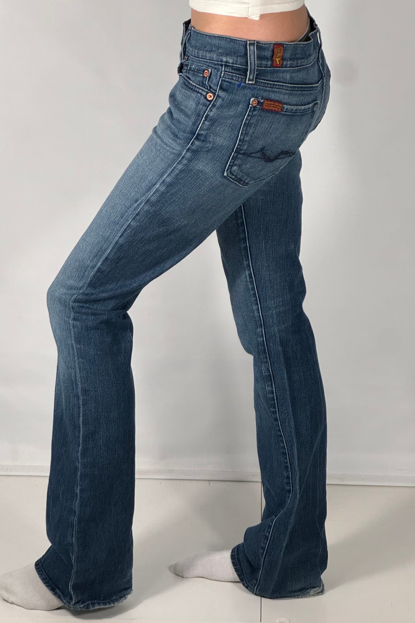 Lågmidjade jeans stl: S
