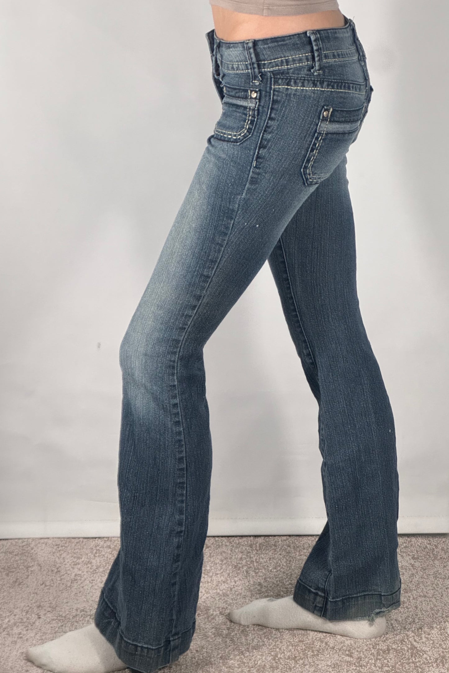 Lågmidjade jeans stl: XXS