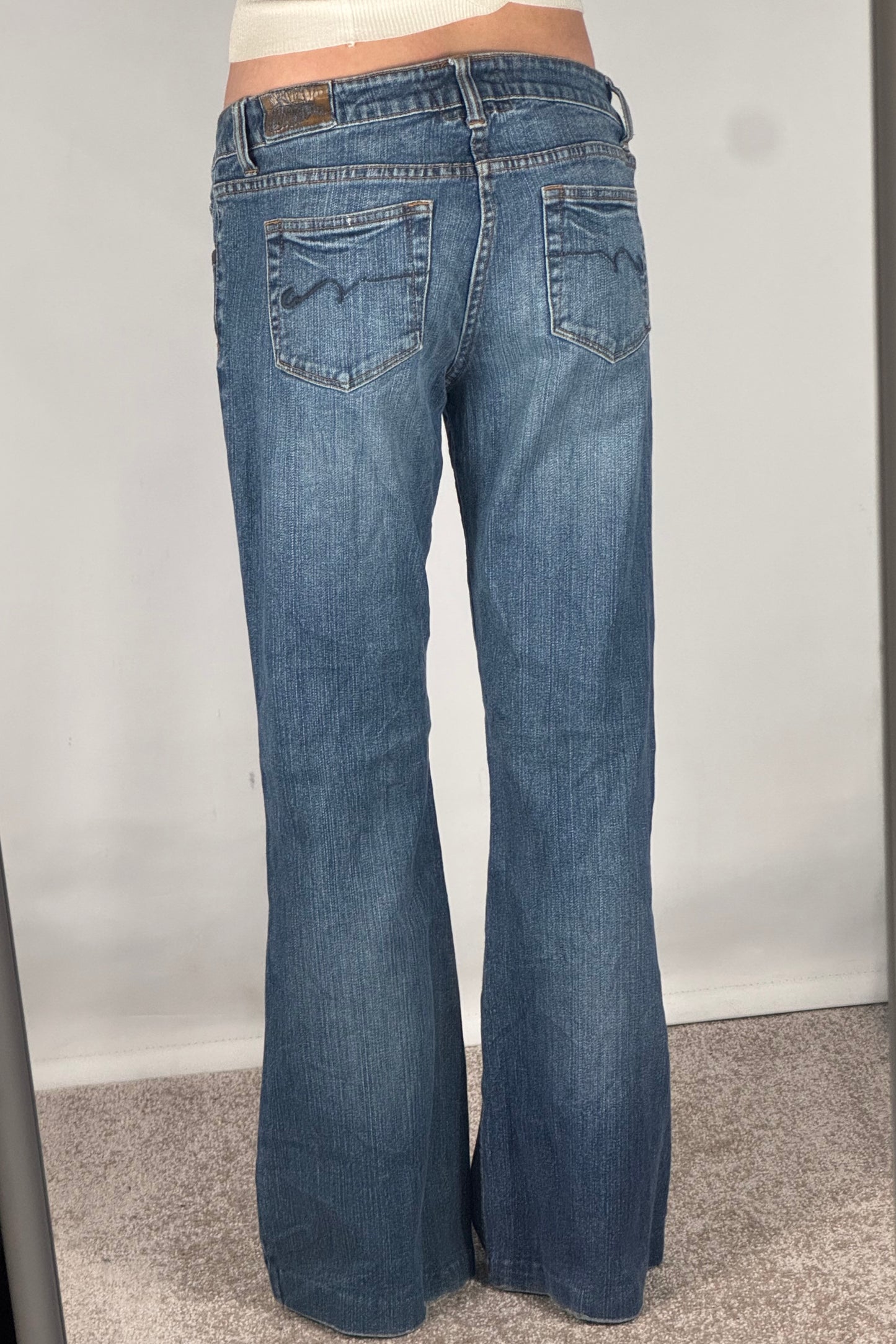 Lågmidjade jeans stl: S/M
