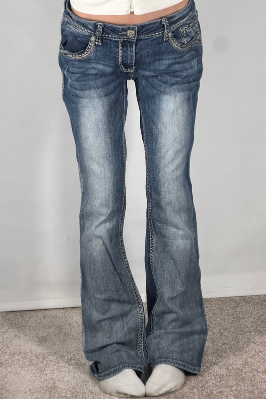 Lågmidjade jeans stl: M