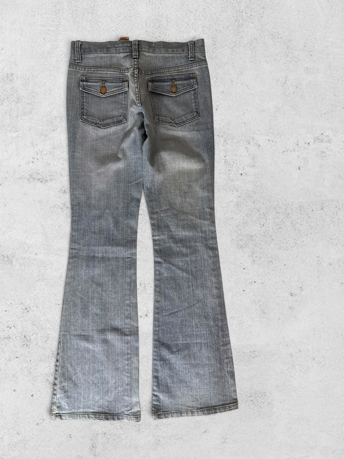 Utsvängda jeans stl: XS