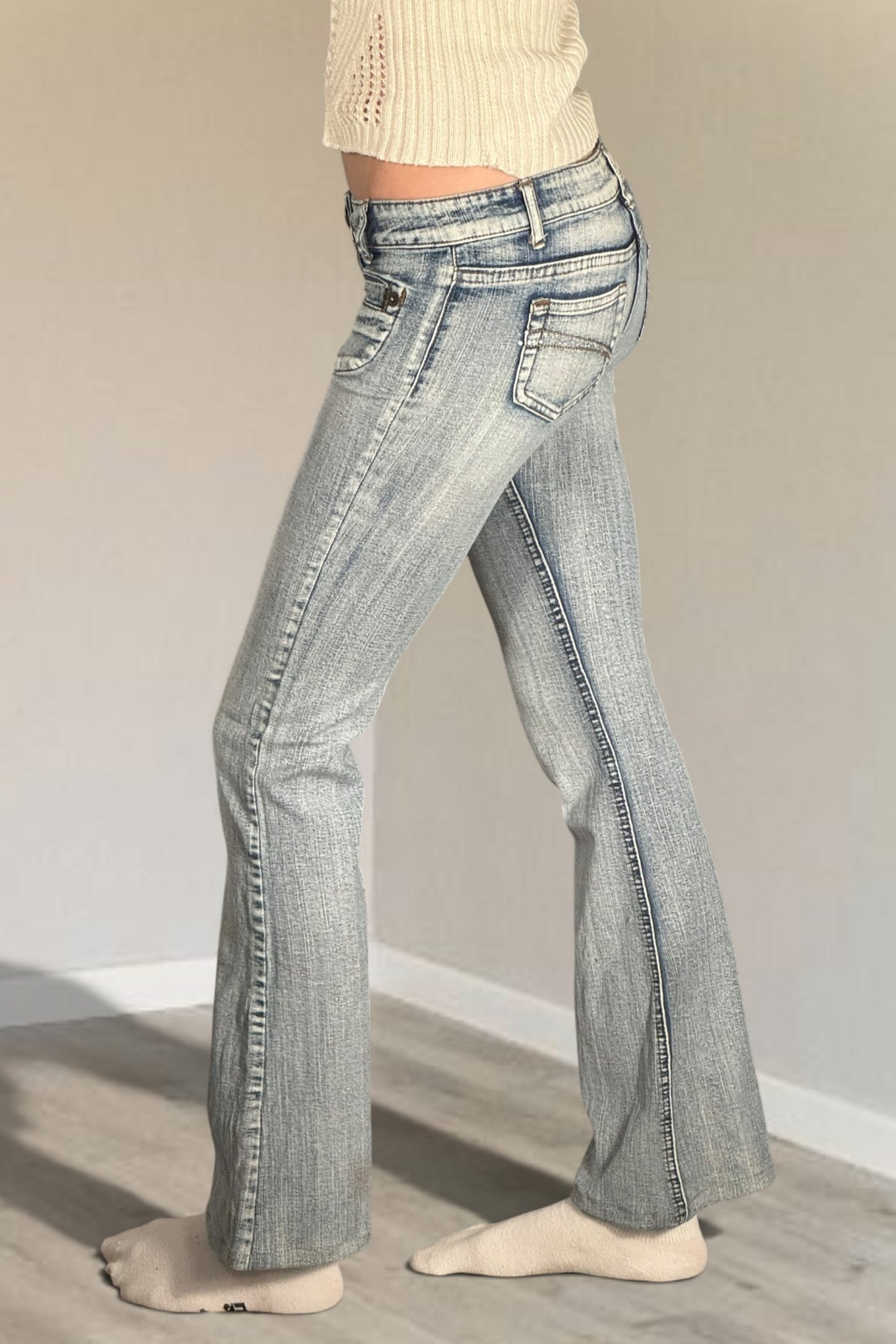Lågmidjade jeans stl: XXS