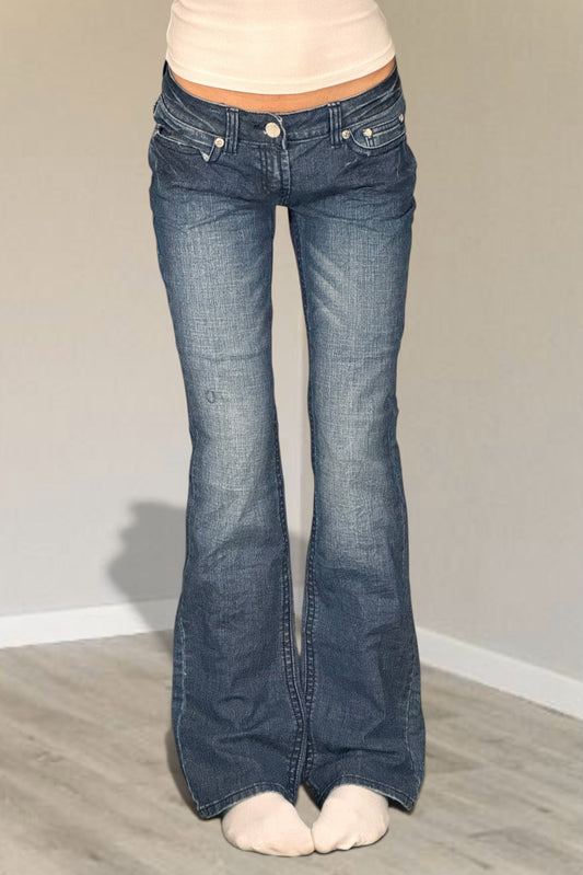 Lågmidjade jeans stl: S