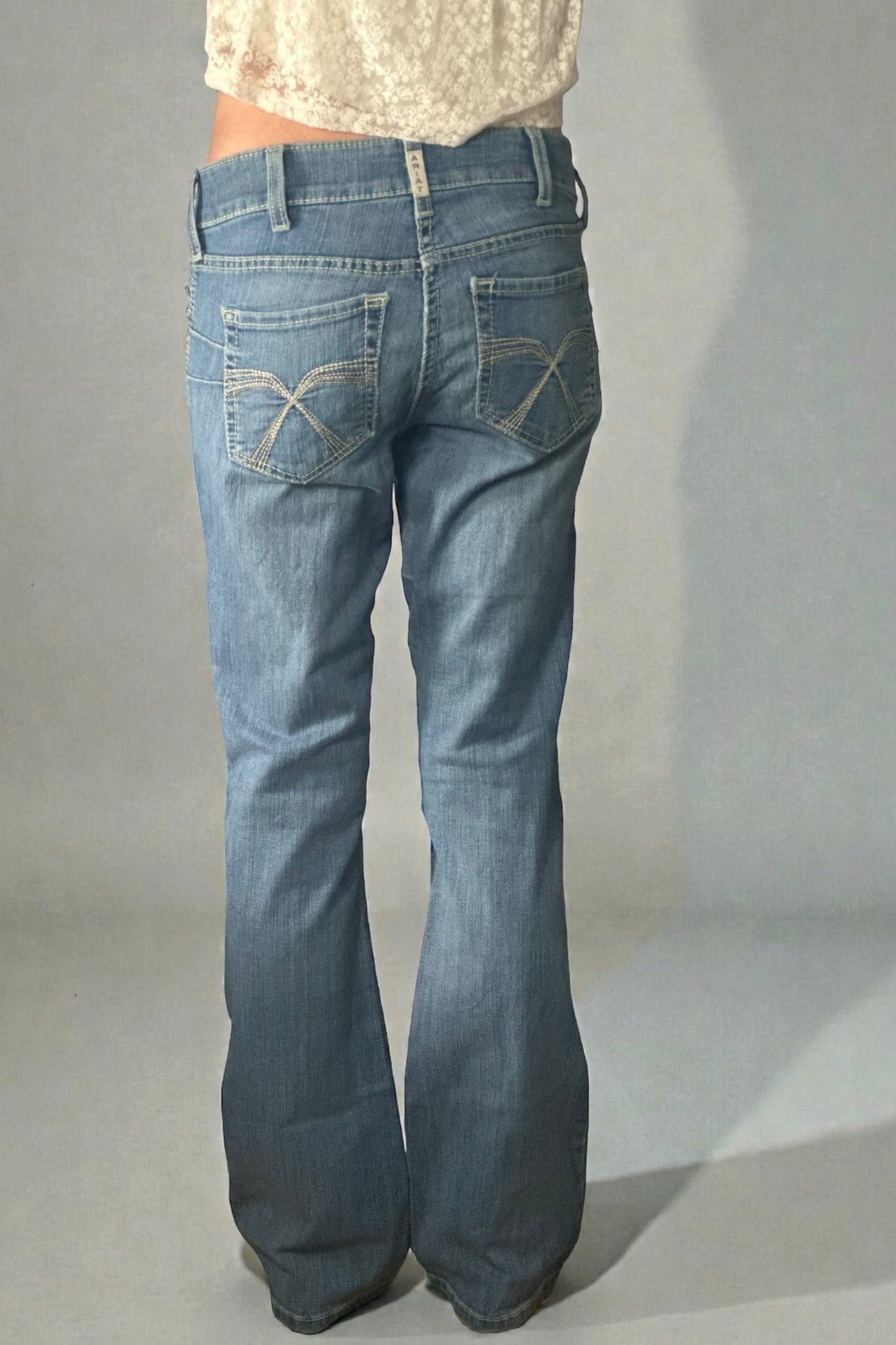 Lavtaljede jeans str: S