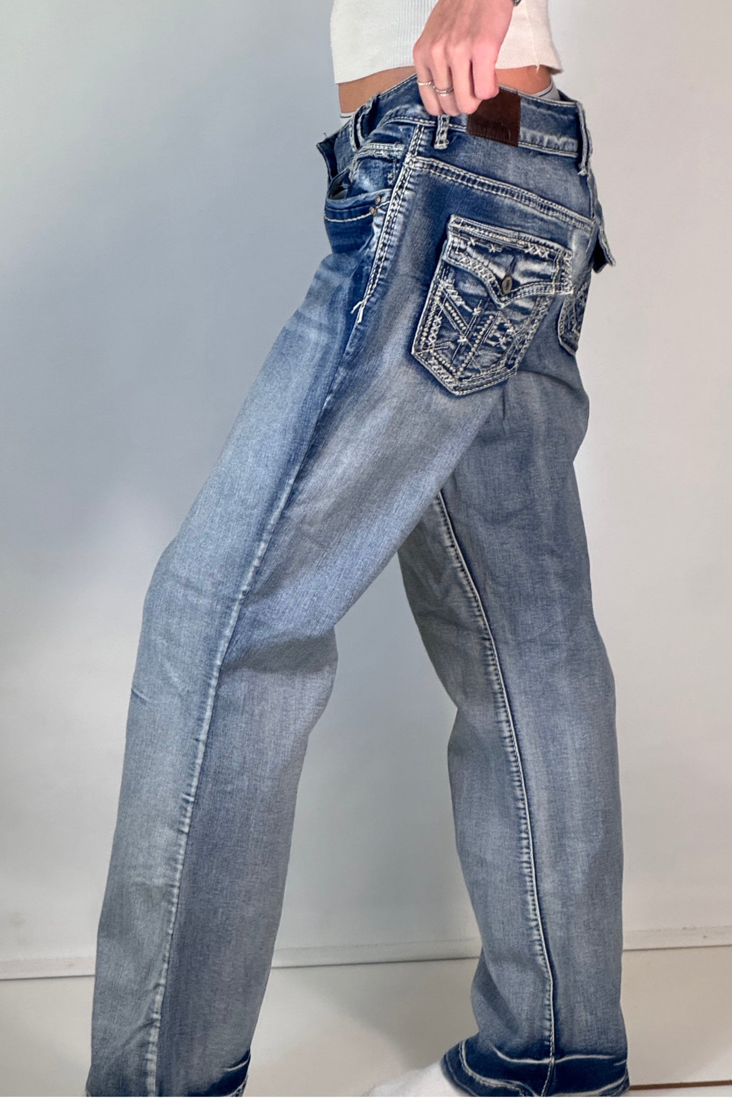 Lågmidjade jeans stl: L