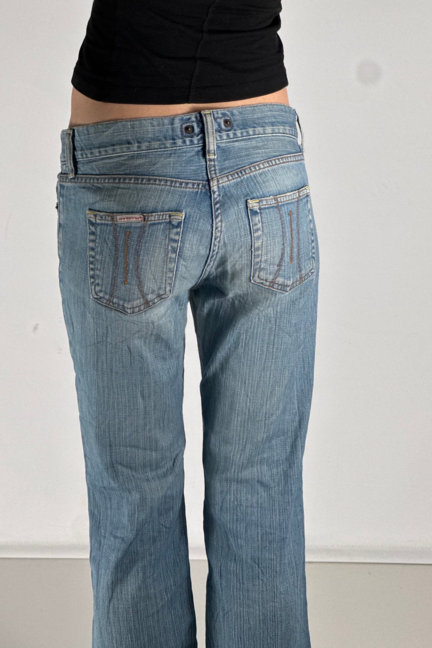 Lågmidjade jeans stl: S