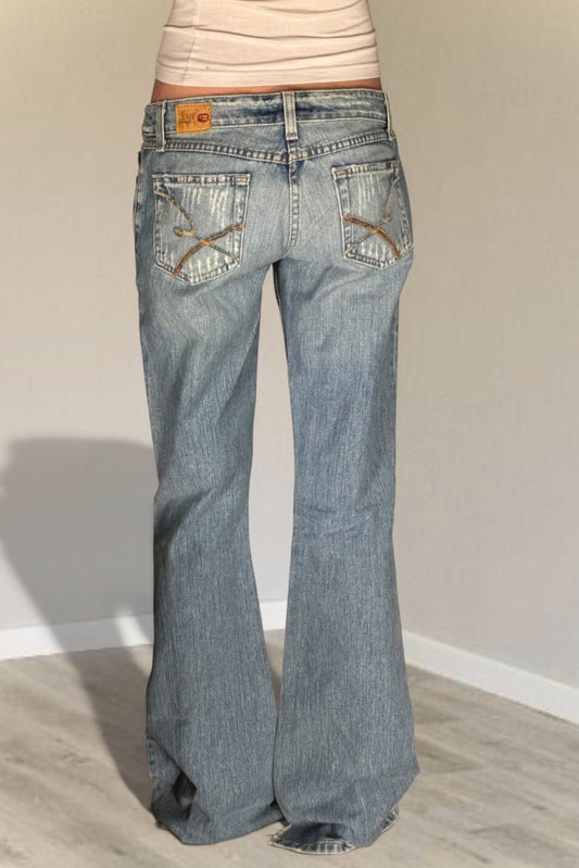 Lågmidjade jeans stl: S