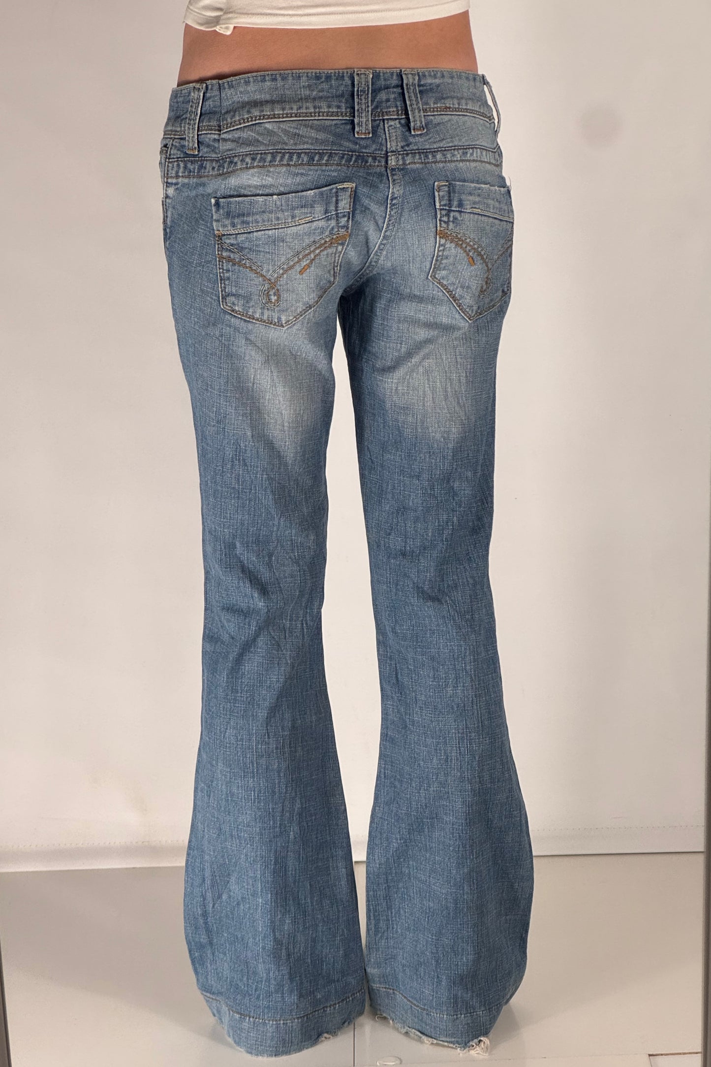 Lågmidjade jeans stl: S