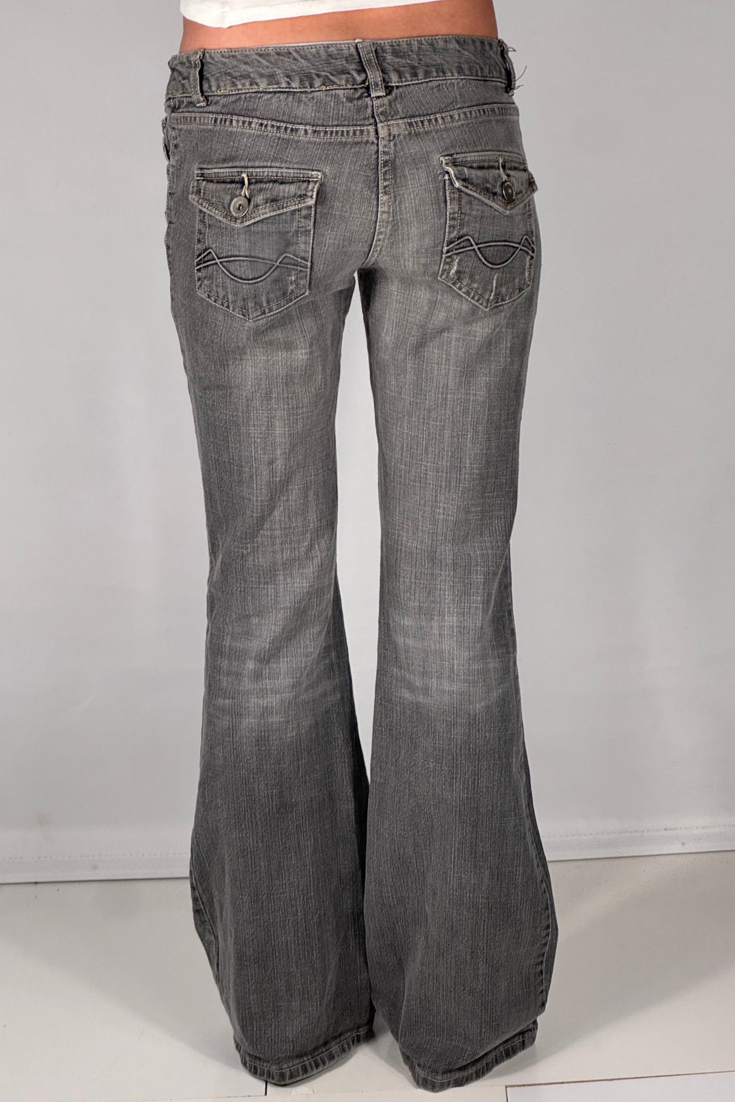 Lavtaljede jeans str: S