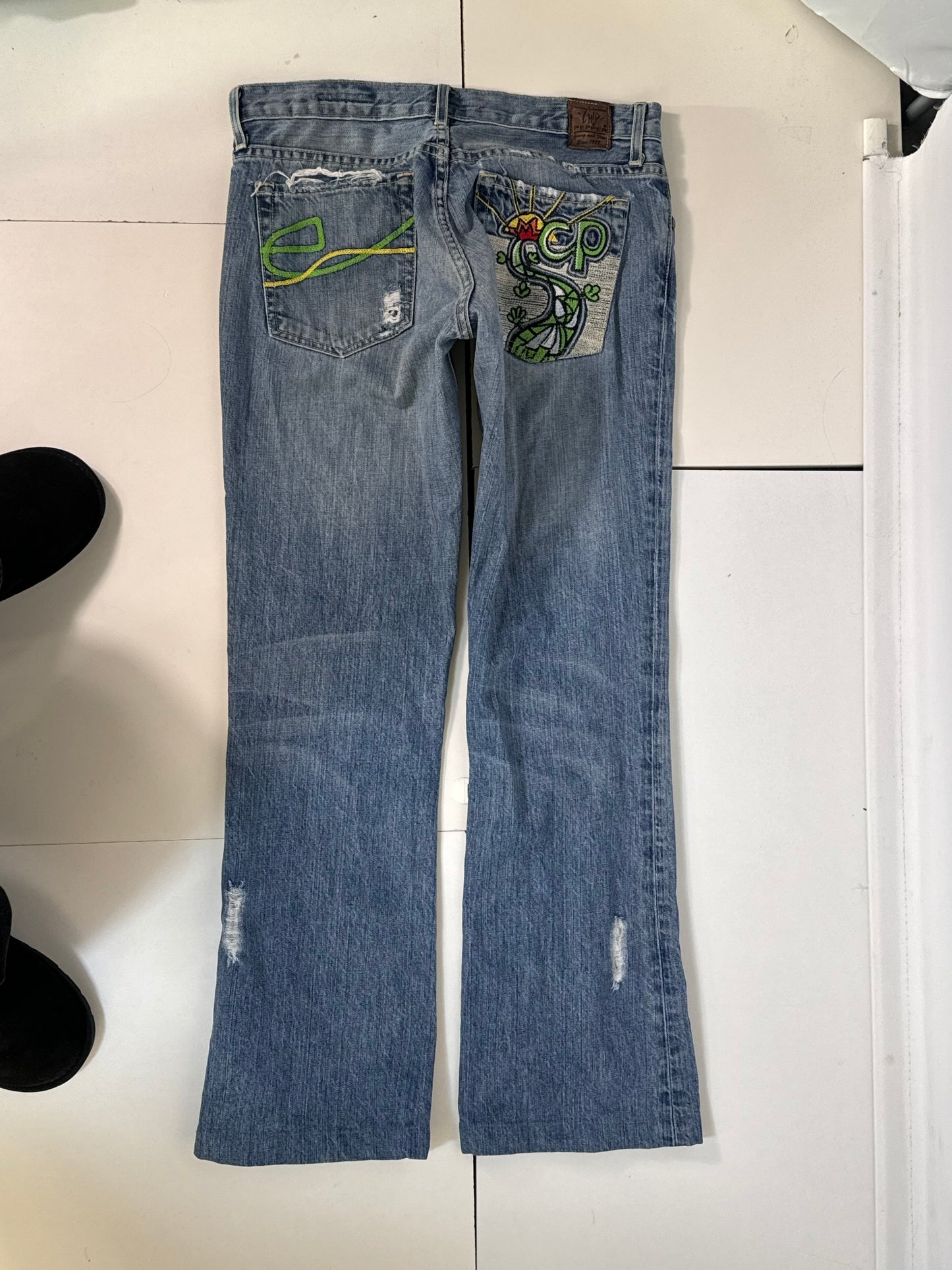 Lågmidjade jeans stl: S