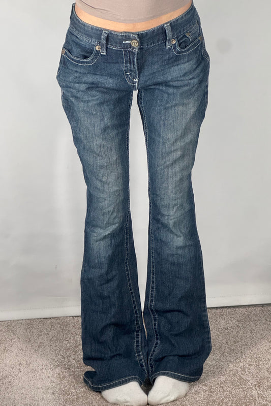 Lavtaljede jeans str: S