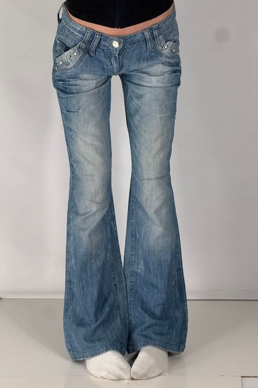 Lågmidjade jeans stl: S