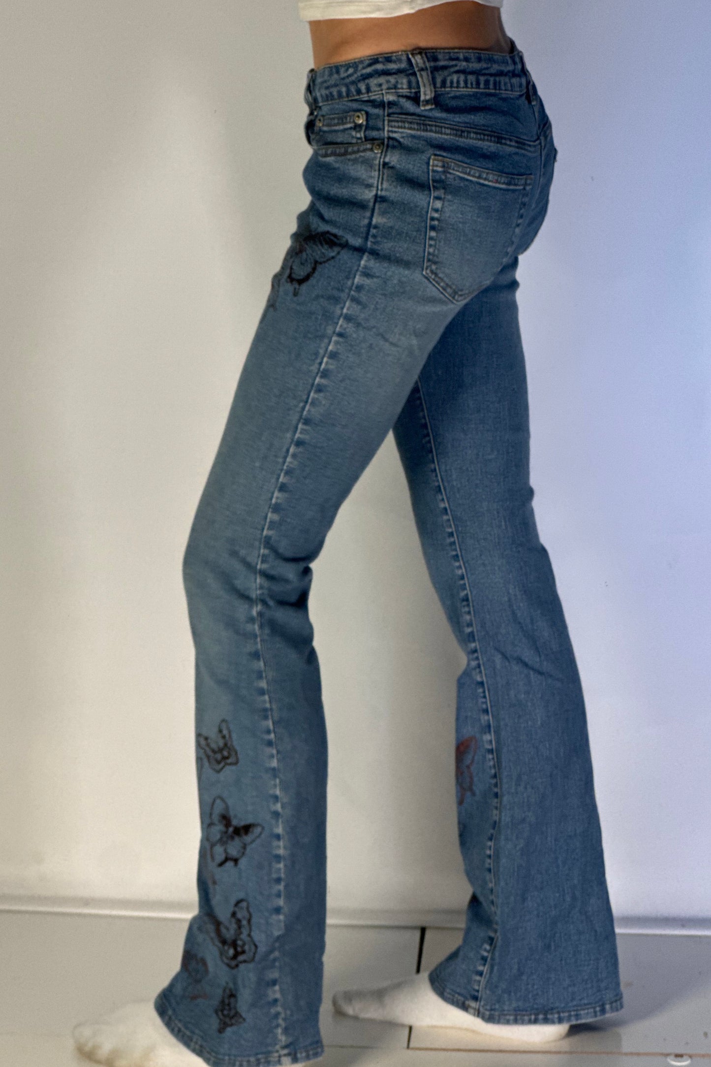 Lågmidjade jeans stl: XXS