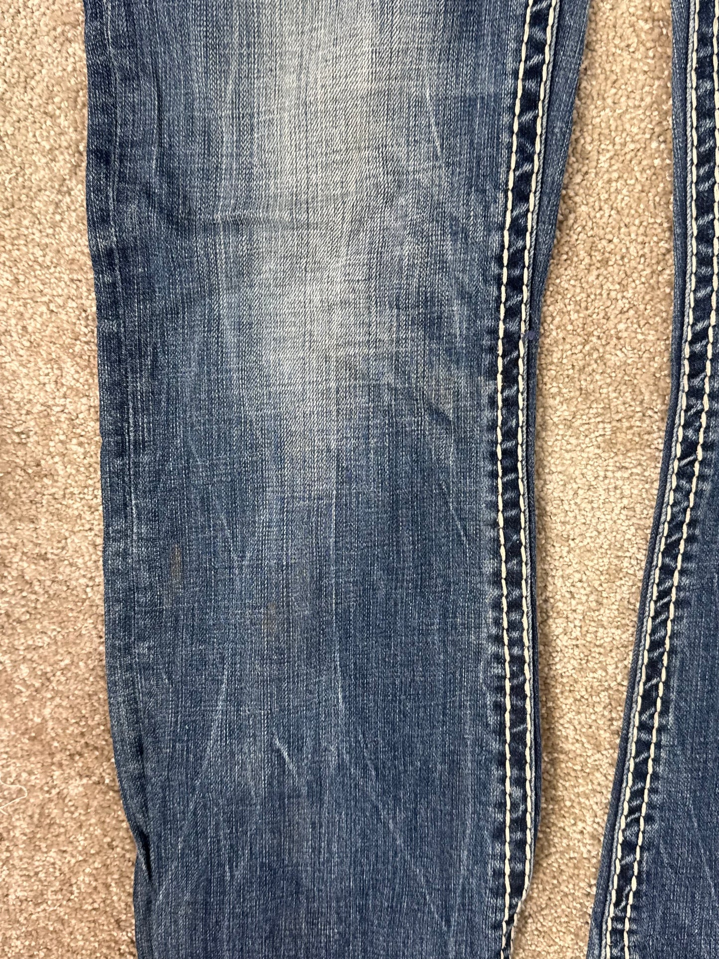 Lavtaljede jeans str: S