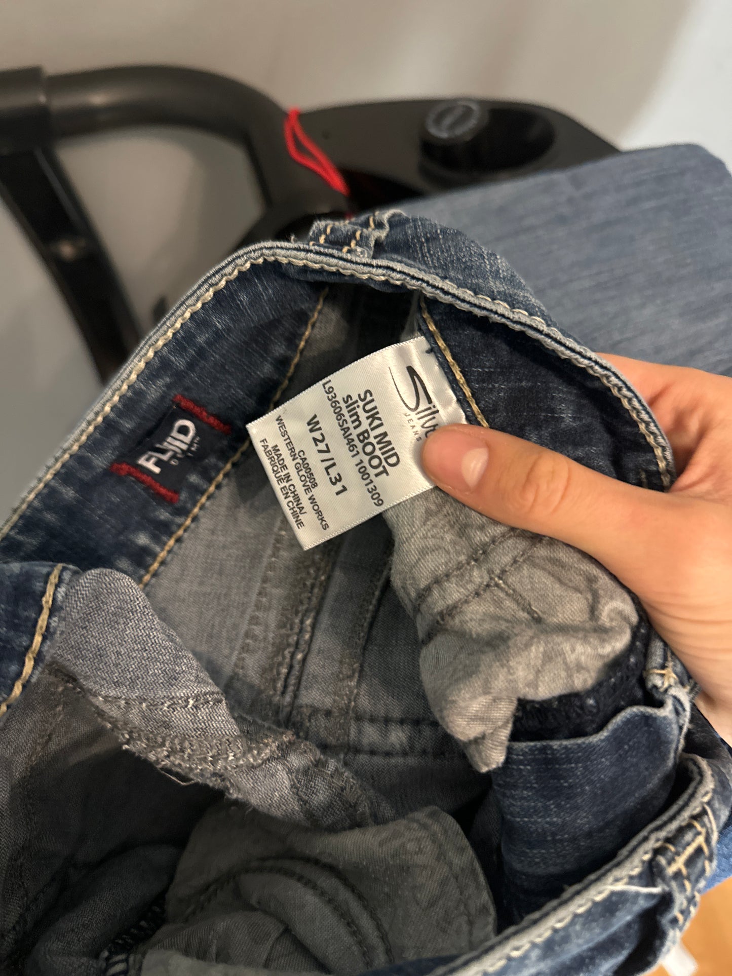 Lågmidjade jeans stl: XS