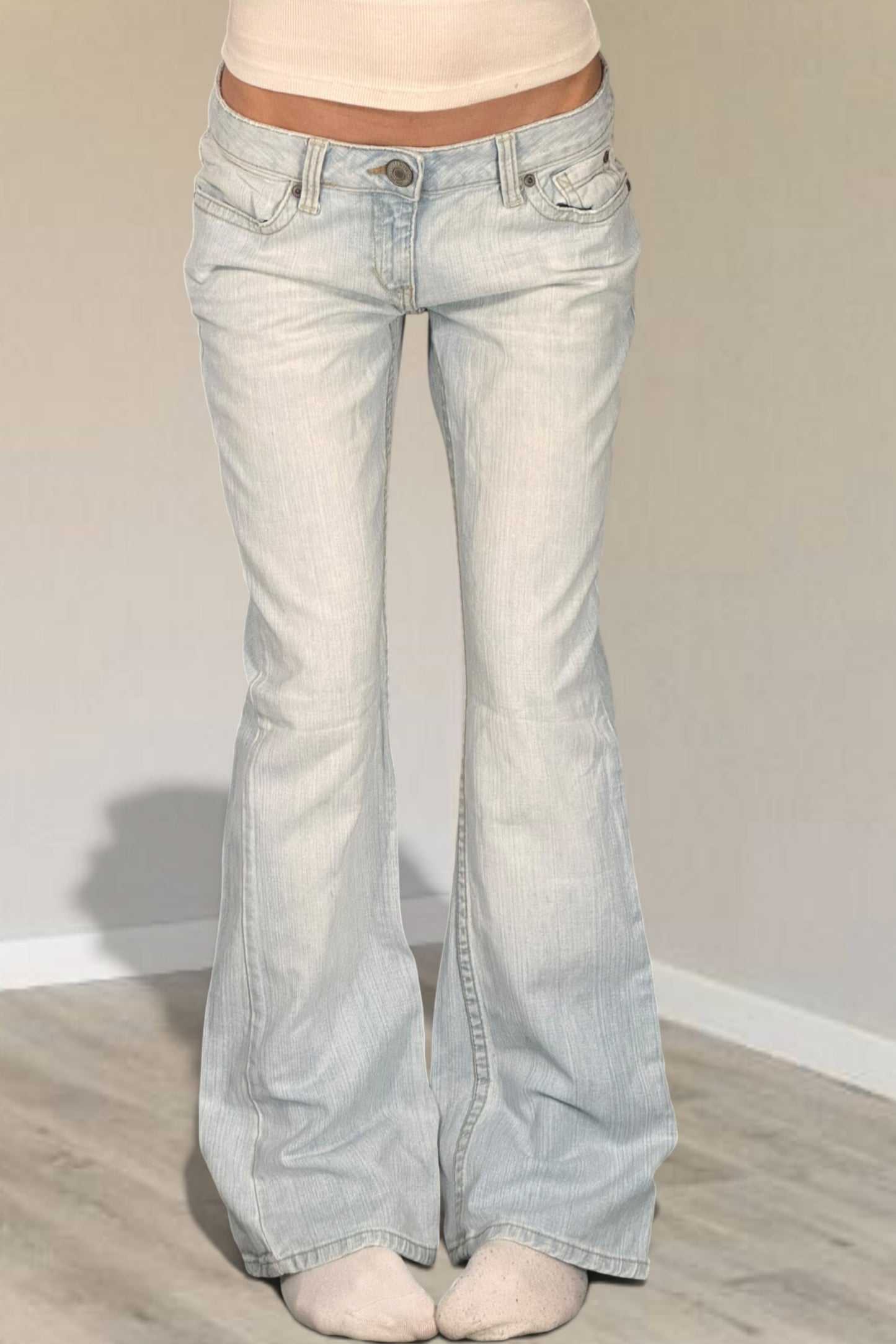 Lågmidjade jeans stl: S/M