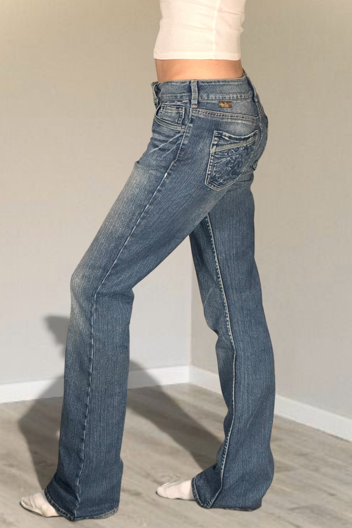 Lågmidjade jeans stl: XS