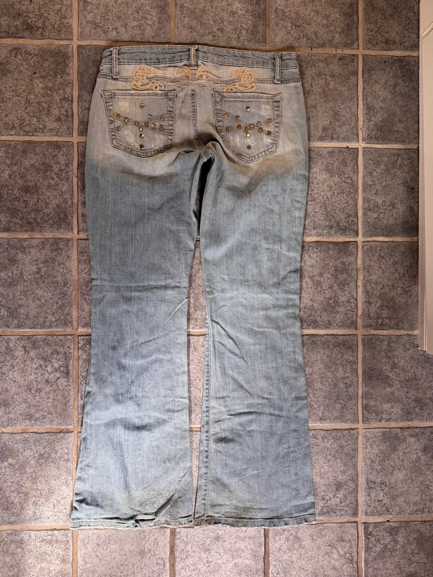 Lågmidjade jeans stl: M