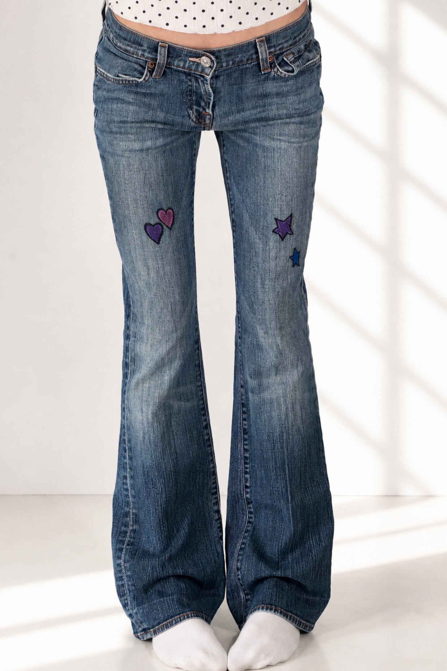 Lågmidjade jeans stl: XS