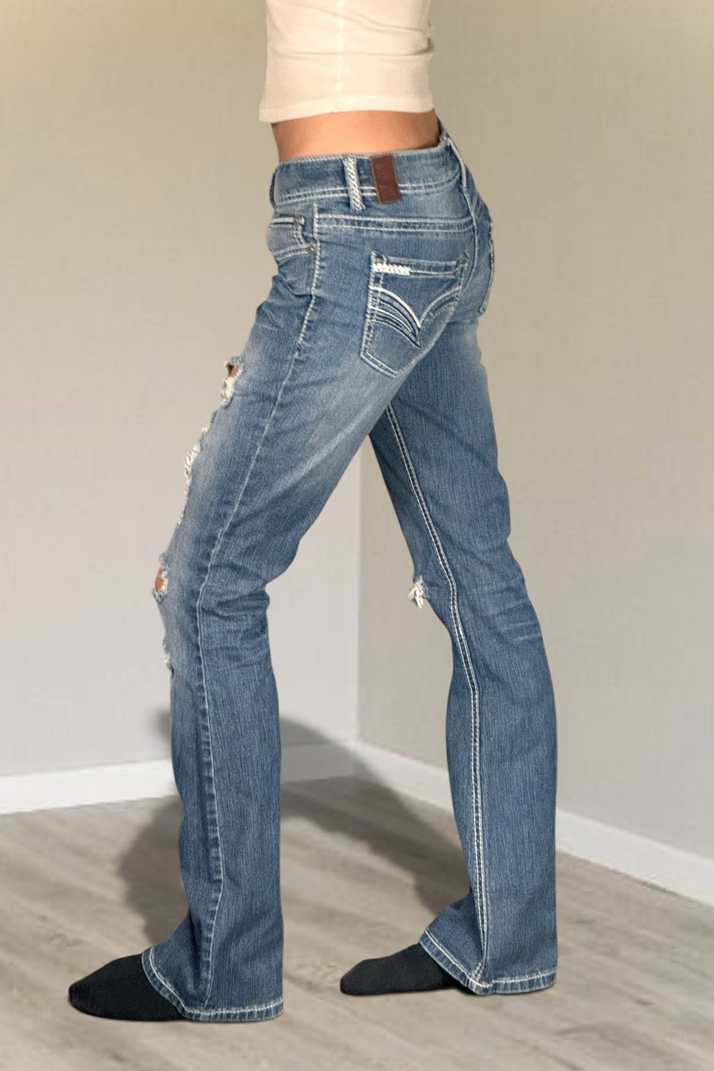 Lågmidjade jeans stl: XS