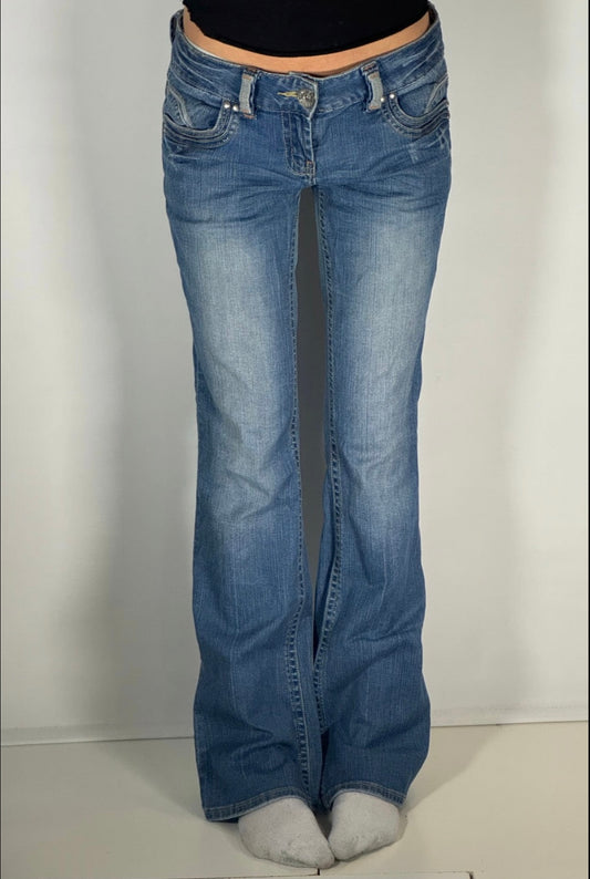 Lågmidjade jeans stl: M