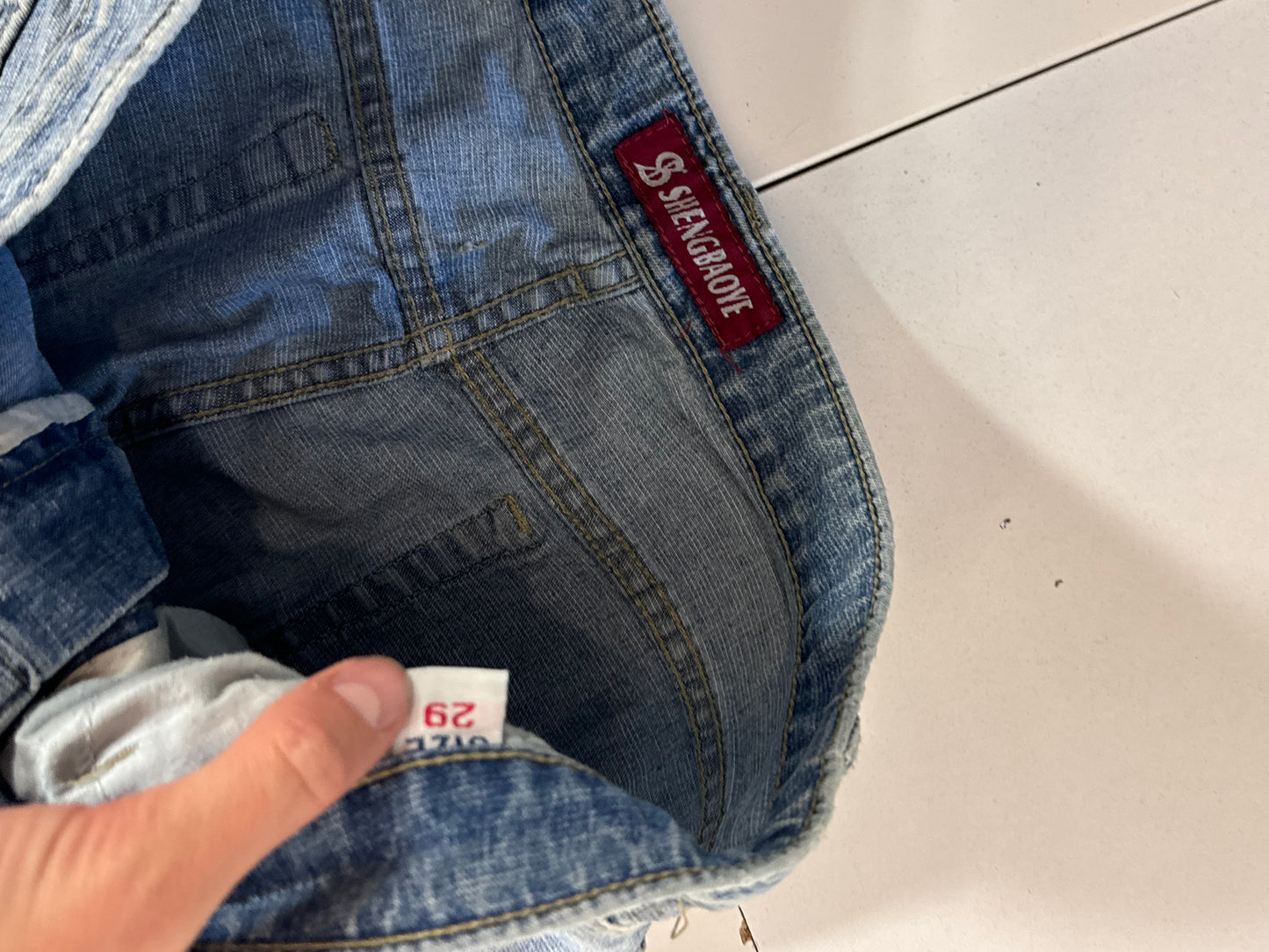 Lågmidjade jeans stl: S