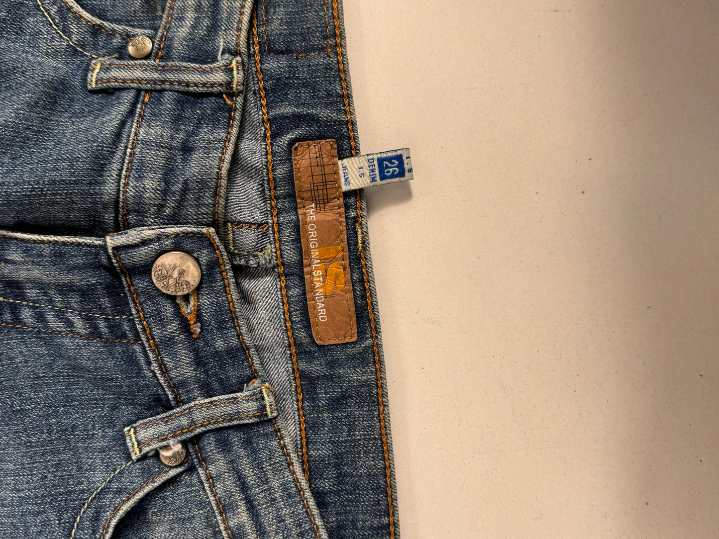 Lavt-sittende jeans str: XS