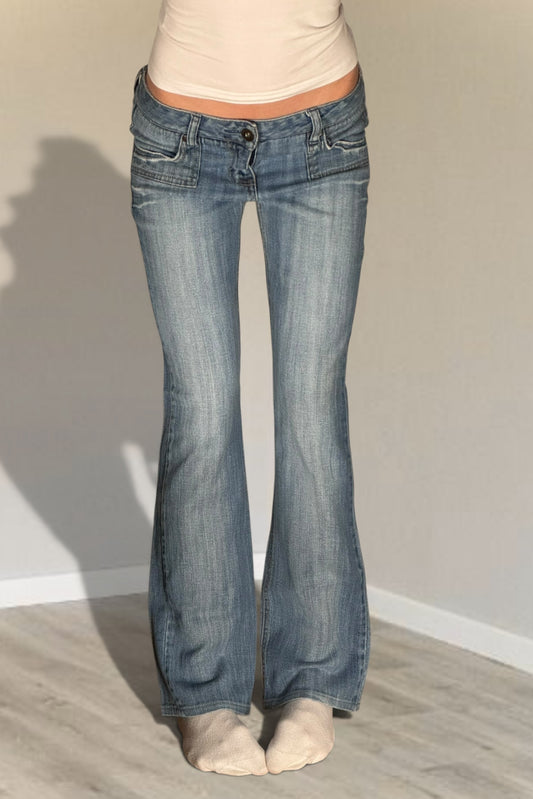 Lågmidjade jeans stl: S