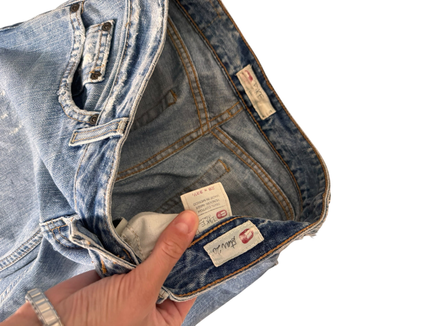 Low-rise jeans size: S