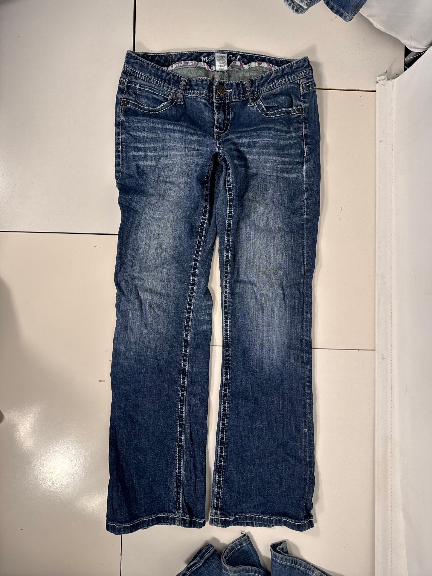 Lågmidjade jeans stl: S